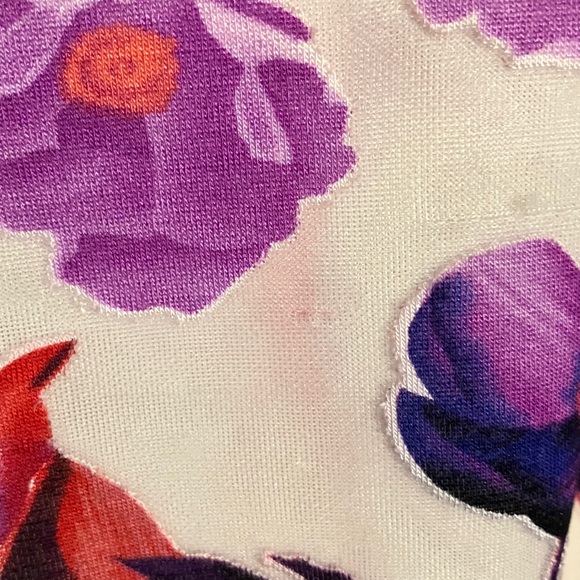 Gabby Skye Floral Mini Dress - Purple and Red - Picture 11 of 16